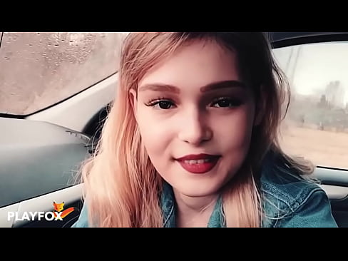 ❤️ Sexy babe cikin farin ciki yana tsotse katin rangwame ❤️ Batsa ❤